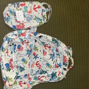 Vera Bradley Blue and Red Floral Bags